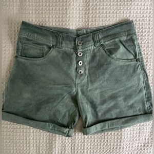 MADE IN ITALY!! Worn twice! Stretchy cotton shorts